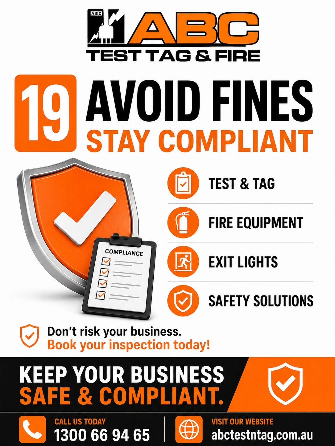 Stafford Workplace Safety Compliance: Test and Tag, Fire Testing and 40% Bundled Savings